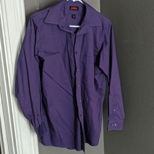 Purple button up